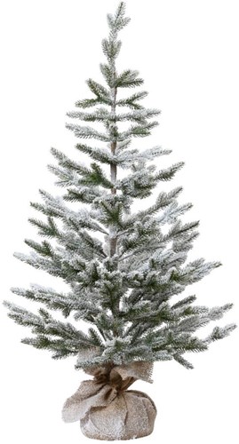 Decoris künstlicher Weihnachtsbaum Schnee dekorativer Baum 100cm grün