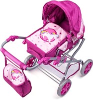 Woody Puppenwagen Einhorn 91509