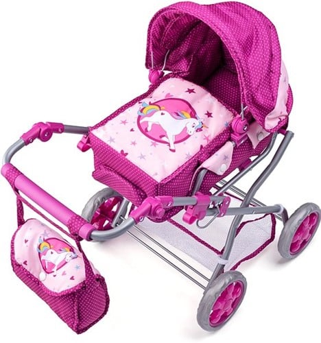 Woody Puppenwagen Einhorn 91509