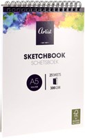 Skizzenbuch kreativ Zeichnen A5-Format 25 Blatt mehrfarbiges Papier