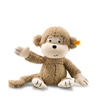 Steiff Plüsch Brownie Affe - Kuscheltier Freund - 30 cm - beige