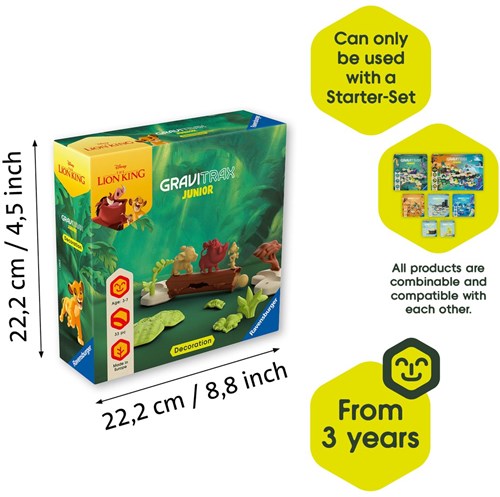 Ravensburger Kugelbahn GraviTrax Junior Lion King Erweiterung-3