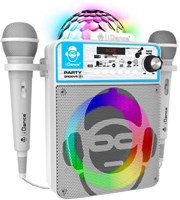 Idance partybox groove karaoke machine met 2 microfoons-2