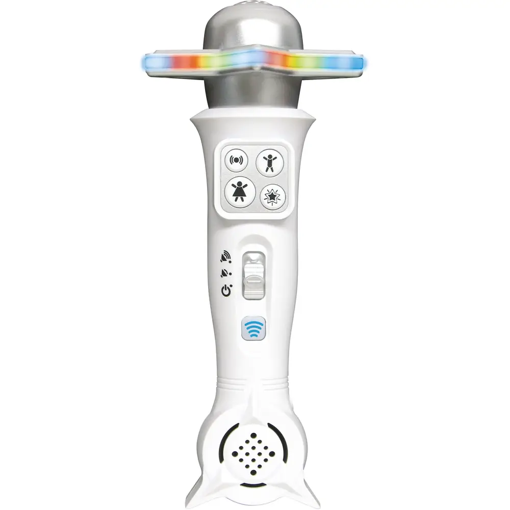 Vedes Karaoke Mikrofon kabellos mit Stimmverzerrer und Lichteffekten