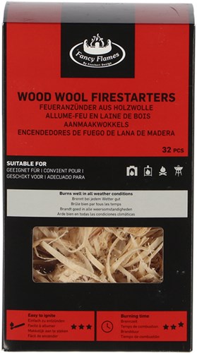 Esschert Design Kaminanzünder Holz Zubehör 32 Stück-2