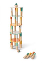 BS Toys Mega Balancierturm - Holz Balancespiel - Lernspielzeug - FSC Holz