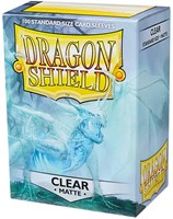 Dragon Shield Kartenhüllen matte - 100 Stück - transparent - Standardgröße-3