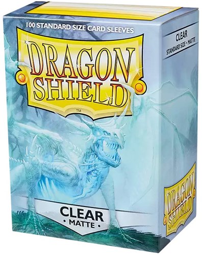 Dragon Shield Kartenhüllen matte - 100 Stück - transparent - Standardgröße-3
