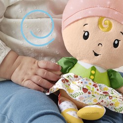 Mattel Babypuppe Fisher-Price Kuschelpuppe mit Beißring und Klang