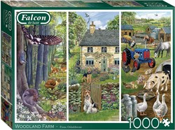 Falcon Legpuzzzel - Woodland Farm, 1000st.