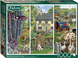 Jumbo Puzzle Woodland Farm - 1000 Teile Puzzle Erwachsene