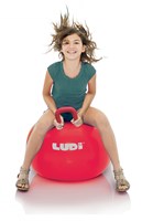 Ludi Hüpfball XXL rot - Spielzeug Hüpfball für Kinder 55 cm-2