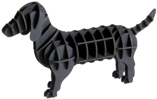 FRIDOLIN 3D-Papiermodell - Dackel-2