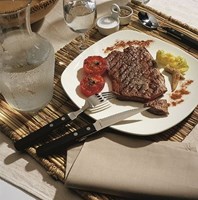 Amefa Steakmesser Set schwarz - 6 Stück - Edelstahl - Pizza Messer-3