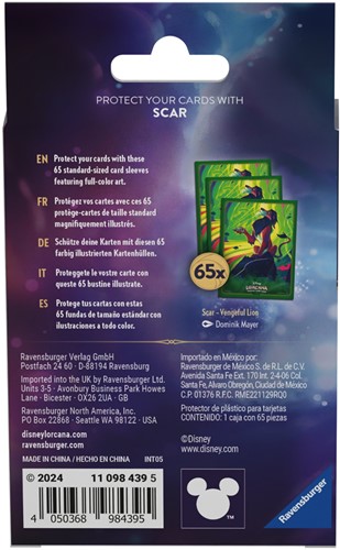 Disney Lorcana Card Sleeve 1 Wave 6-2