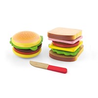 Viga Toys Hamburger und Sandwich. +18 Monate