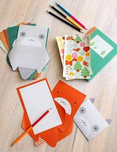 Petit Collage Briefpapier-Set - Kreatives Tier-Schreibset für Kinder-2