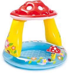 Intex Kinderpool aufblasbar Pilz 102x89cm Gartenspaß