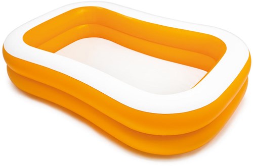Intex aufblasbares Schwimmbecken Mandarin 229x147x46cm Familienpool