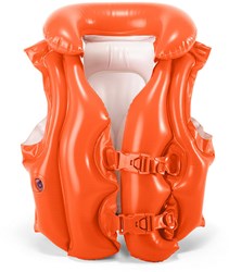 Intex Schwimmweste Deluxe orange Junior 3-6 Jahre Pool Strand PVC