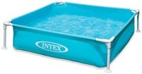 Intex Mini Pool blau - Frame Aufstellpool 122x122x30 cm