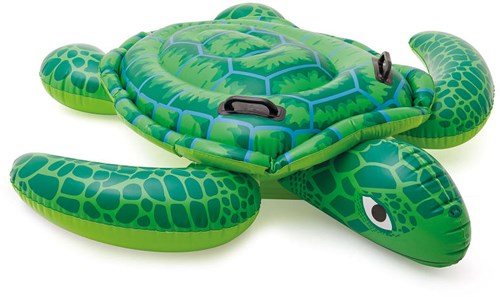 Intex 57524 Aufblasbares Spielzeug für Pool & Strand Grün Aufsitz-Schwimmer Muster Vinyl