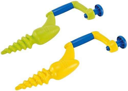 Hape Bohrmaschine Spielzeug grün - 2er Set - robustes Kunststoff-2