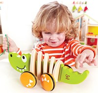 Hape Krokodil Nachziehtier Holzspielzeug für Kleinkinder-3