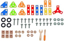 Hape E3081 - Bauset - Groß, Bau Konstruktionsspielzeug
