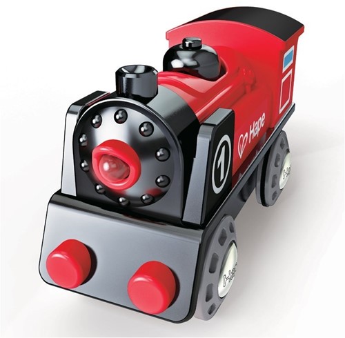 Hape Holz Eisenbahn Batteriebetriebene Lokomotive Nr. 1-2