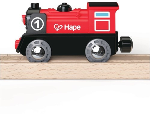 Hape Holz Eisenbahn Batteriebetriebene Lokomotive Nr. 1-3