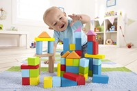Hape bunte Holzbausteine Spielzeug - 101 Stück-2
