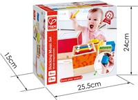 Hape Musik-Stapelwürfel | Sechsteiliges buntes Musikbox-Spielzeug aus Holz für Kinder ab 18 Monaten-3