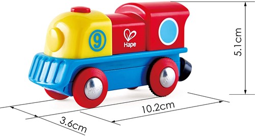 Hape starke Lokomotive Holzeisenbahn batteriebetriebenes Spielzeug-2