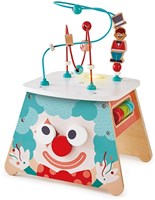 Hape E1813 Zirkus-Aktivitätswürfel Motorikwürfel, mit Lichteffekten, ab 18 Monaten