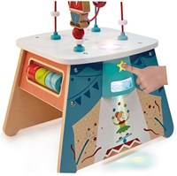 Hape E1813 Zirkus-Aktivitätswürfel Motorikwürfel, mit Lichteffekten, ab 18 Monaten-3
