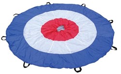 Pre-Sport Fallschirmspiel weiß - Gruppenspiel Zielscheibe 175 cm