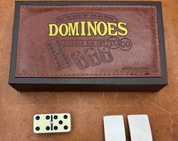HOT Games Domino Spiel Doppel 6 extra dick im luxuriösen PU-Koffer