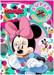 Boek Specials Nederland Minnie Mouse Malbuch mit Stickern - Malspaß