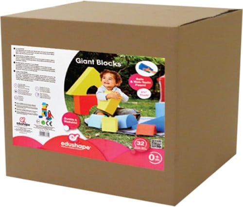 Edushape Riesenblöcke Kinder / Bausteine XXL - 32 Stück-2