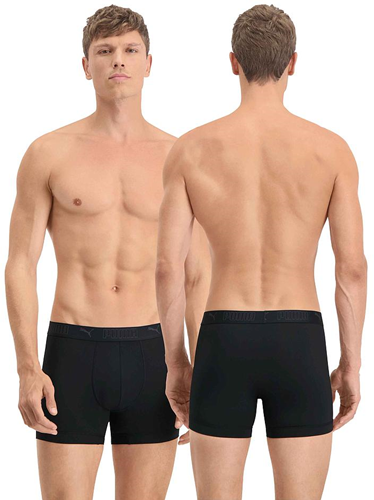 Puma Active Sport Boxer Doppelpack Schwarz - L