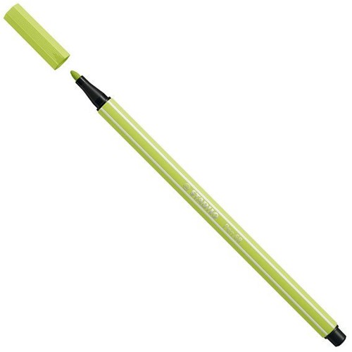 Stabilo Filzstift Pen 68 limettengrün - Kreativer Marker zum Zeichnen-2