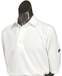 Gunn and Moore Cricketshirt Junior Sportshirt Weiß Polyester Medium Jungen