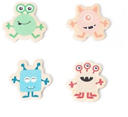 BS Toys Monster Sudoku - Lernspiel für Kinder - Holzpuzzle - Denkspiel