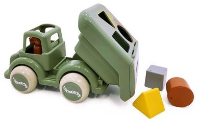 Viking Toys Formenbox Müllwagen - recyceltes Lernspielzeug für Kinder-3