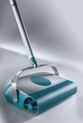Leifheit Kehrbesen - Handkehrer 26 cm grau Teppichboden Reinigung