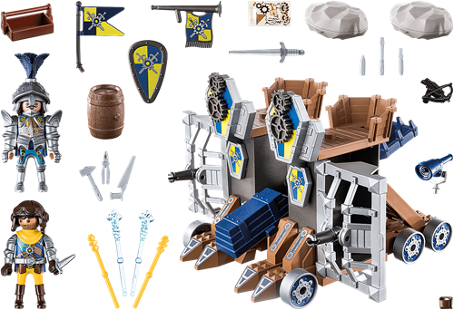 Playmobil Knights Novelmore - Mobiles Katapultfort Ritter Spielzeug-2