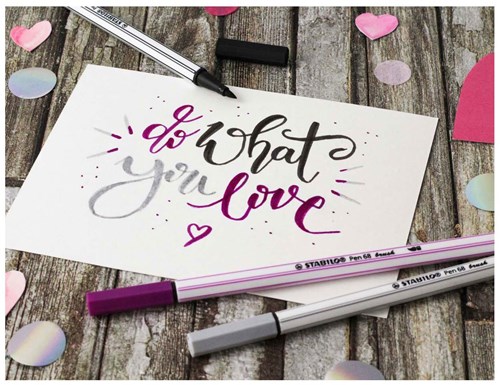 Stabilo Brush Filzstift hellgrün - Premium Pinselspitze für kreatives Zeichnen-3