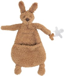 Happy Horse Schmusetuch Känguru Kick 22 cm - braun - Baby Geschenk