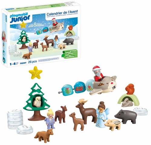 PLAYMOBIL ADVENT CALENDAR: 1.2.3 SNOWY CHRISTMAS